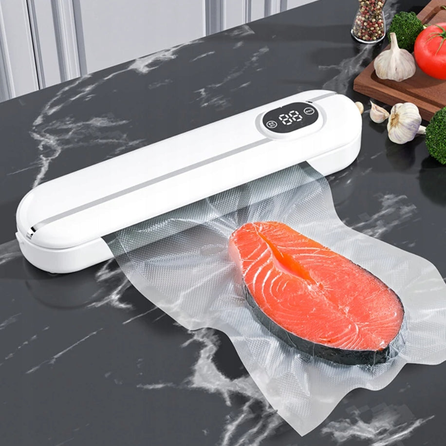 VACUUM WELDING MACHINE FOR FOOD FOIL PACKING MACHINE 120W + 10 BAGS FREEBIE Manufacturer code zgrzewarka do pakowania jedzenia + 10 folii
