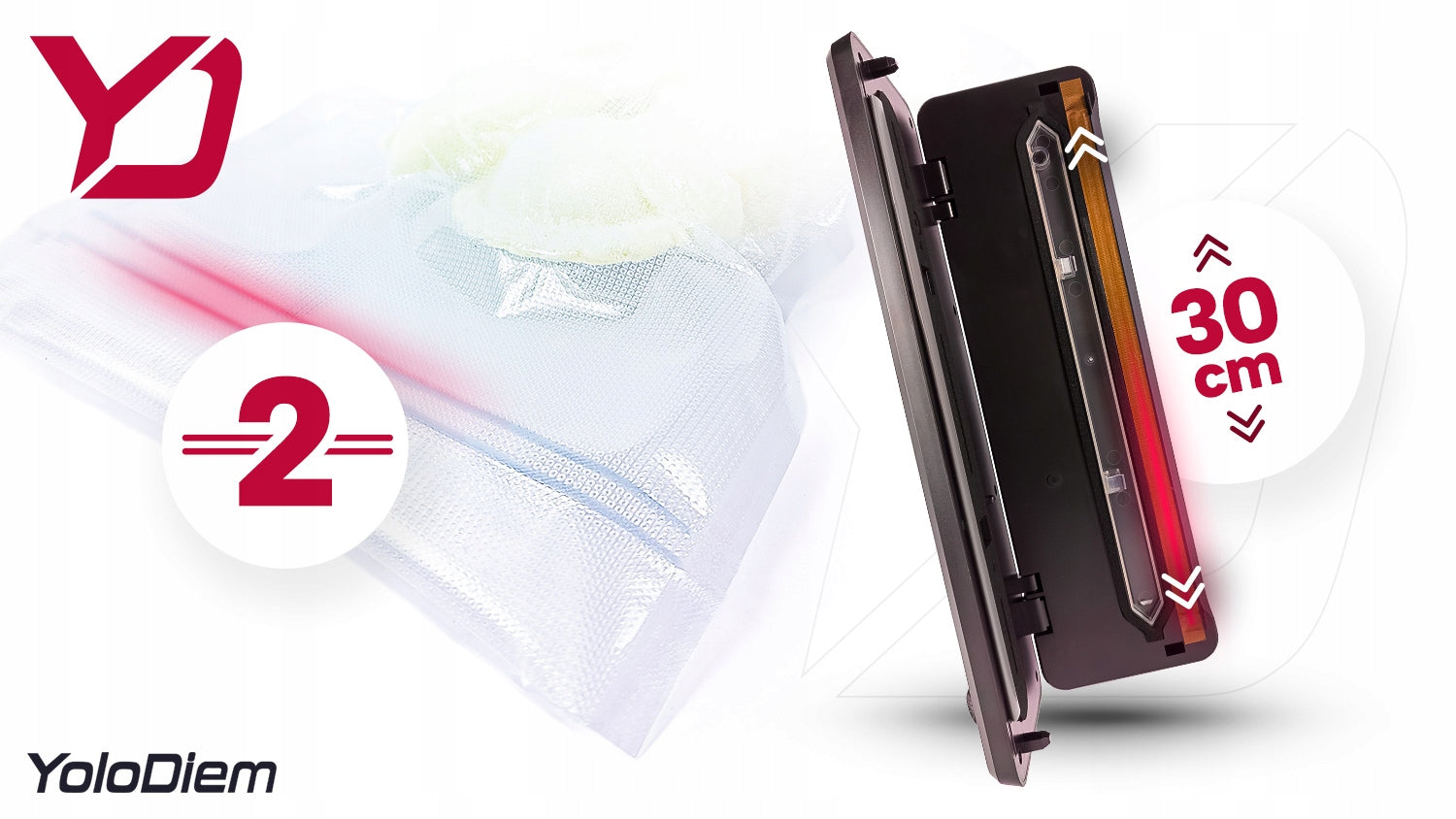 VACUUM WELDING MACHINE FOR Food AUTOMATIC PACKING MACHINE STRONG +Foil SET Manufacturer code ZGRZEWARKA PRÓŻNIOWA do Żywności Pakowarka YD