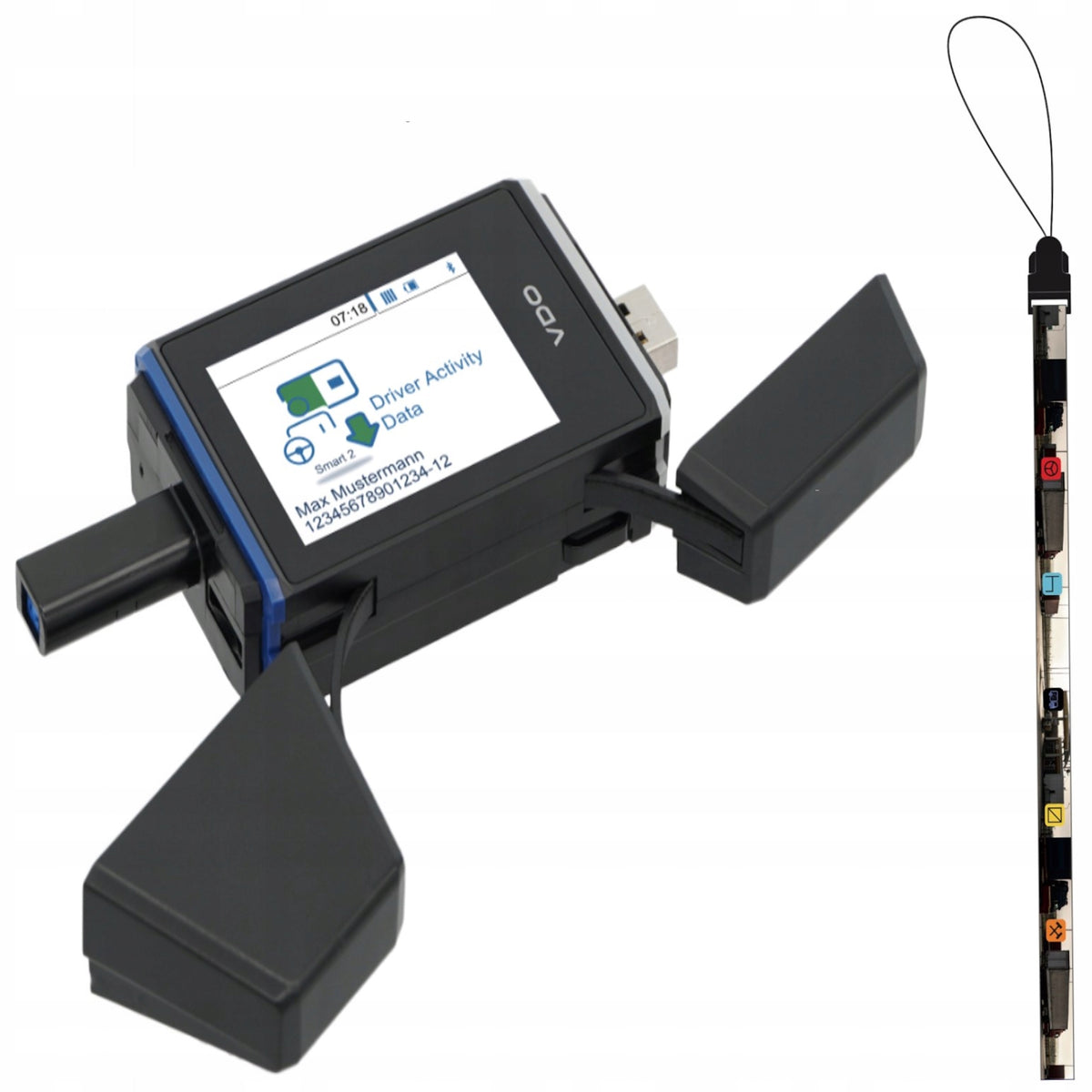 VDO DLK | Smart Download Key | Latest Tacho 4.0 / 4.1 | + LANYARD + CASE