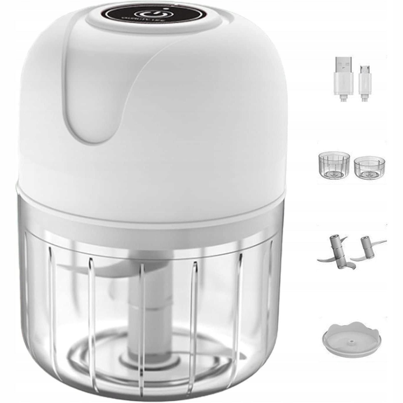 VEGETABLE CHOPPER ELECTRIC FOOD SHREDDER GARLIC PRESS