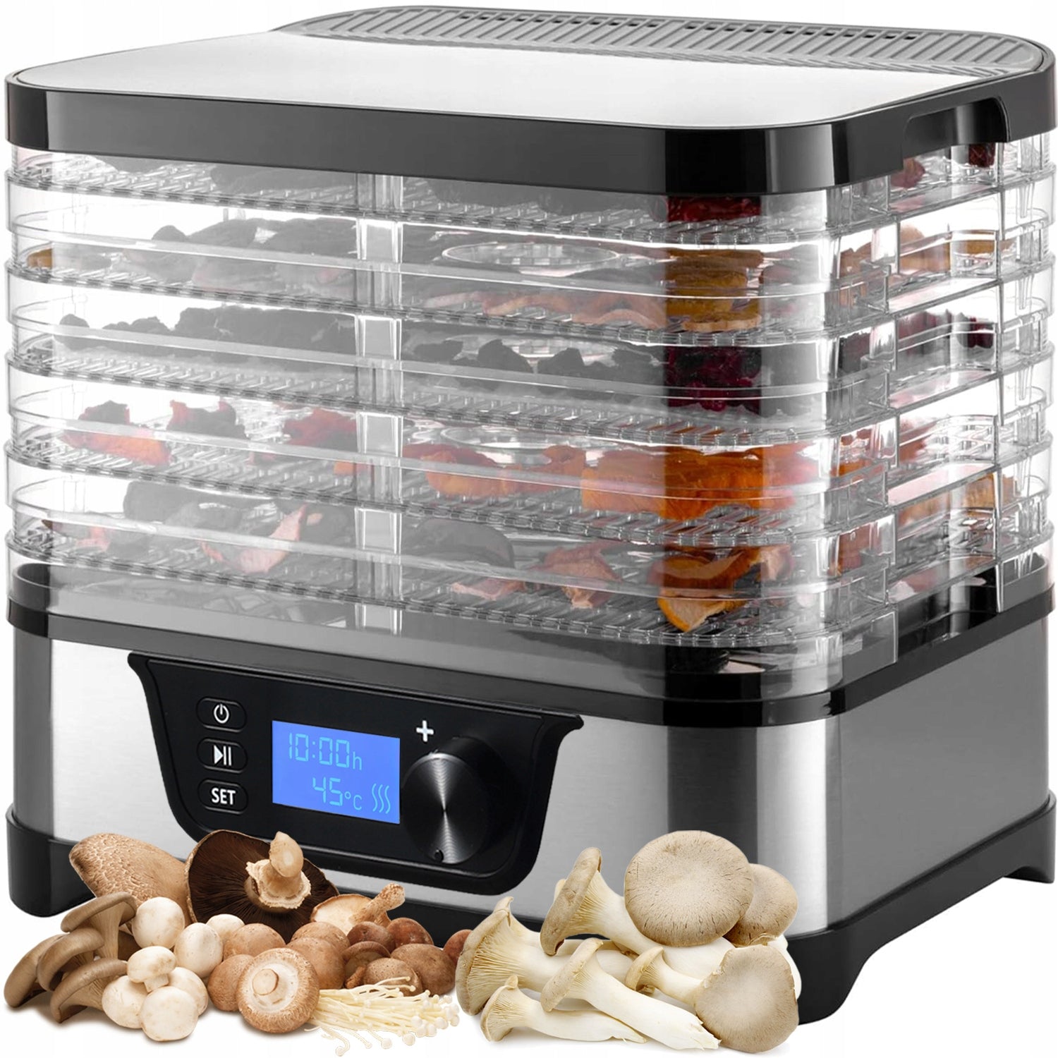 VEGETABLE FRUIT MUSHROOM DRYER TIMER THERMOCOUPLE DISPLAY LARGE AND STRONG