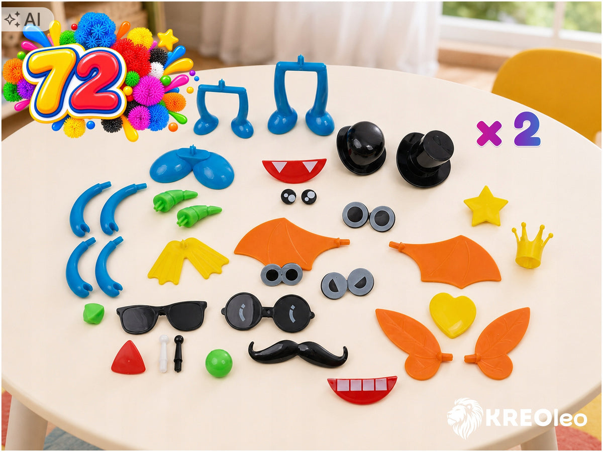 VELCRO CAPS 1000 BLOCKS CREATIVE COLORED BALLS +LOTS OF EL. SET XXXL PREZ Manufacturer code RZEPY CZEPY 1000 KLOCKI KREATYWNE KOLOROWE XL