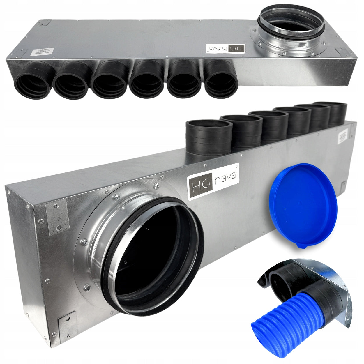VENTILATION DISTRIBUTOR INSULATED BOX 6x75 fi 160