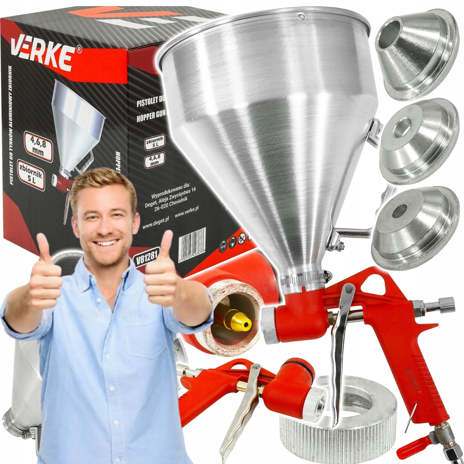 VERKE PAINT GUN IDEAL FOR PAINTING PLASTERING WALLS