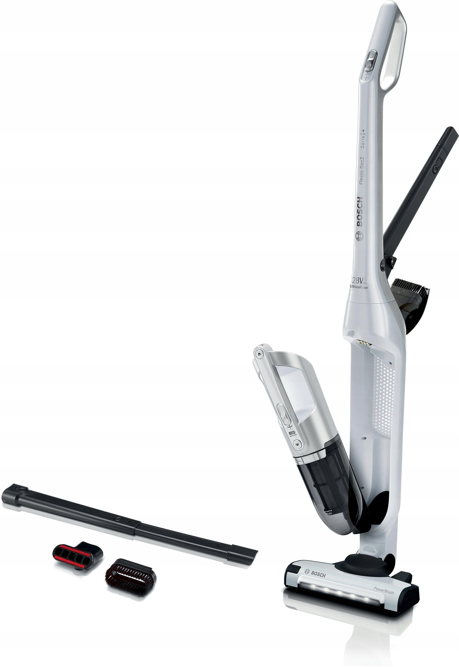 VERTICAL CORDLESS VACUUM CLEANER Bosch Flexxo 55min 2in1 LED Electrobrush Packaging status original
