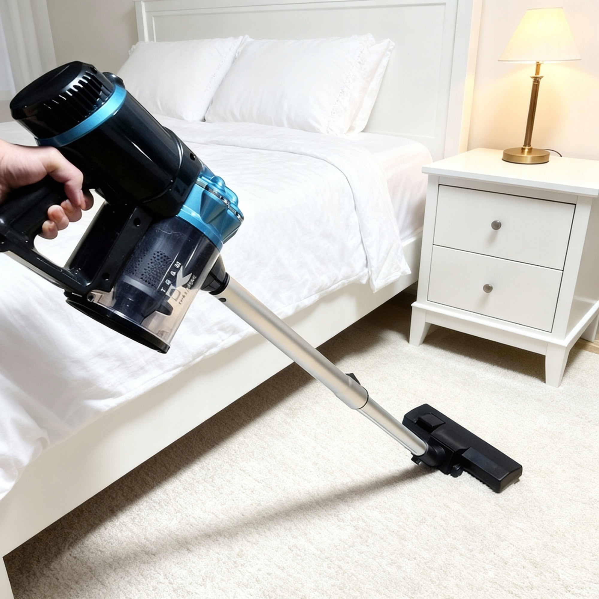 VERTICAL CYCLONE VACUUM CLEANER 2IN1 600W HEPA ANTIBACTERIAL BAGLESS XXL Manufacturer code TKG HVC 1002