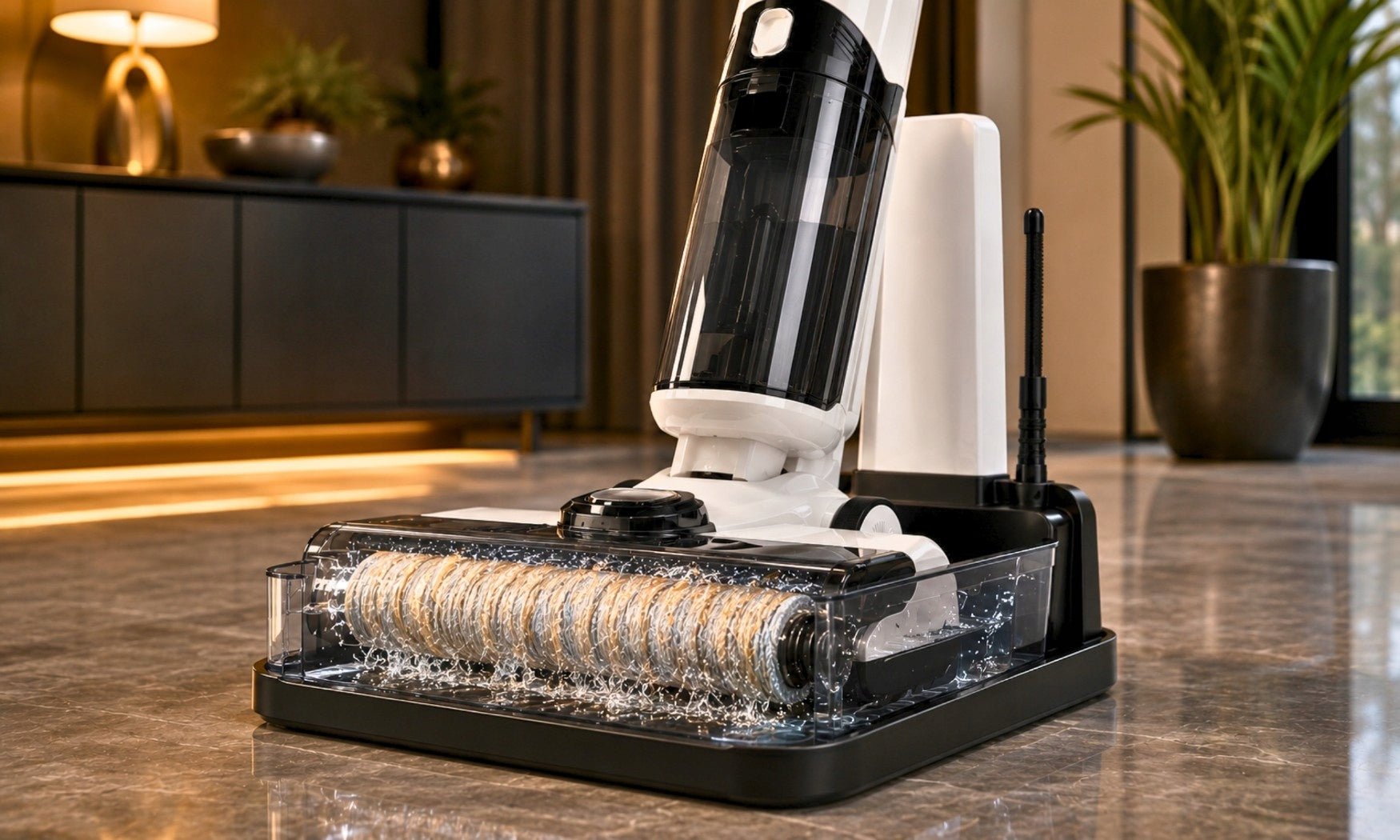 VERTICAL MOPPING VACUUM CLEANER CORDLESS POWERFUL HANDHELD PRO SET 8IN1 Model Myjący Mopujący Bezprzewodowy Zestaw PRO 600W 8W1