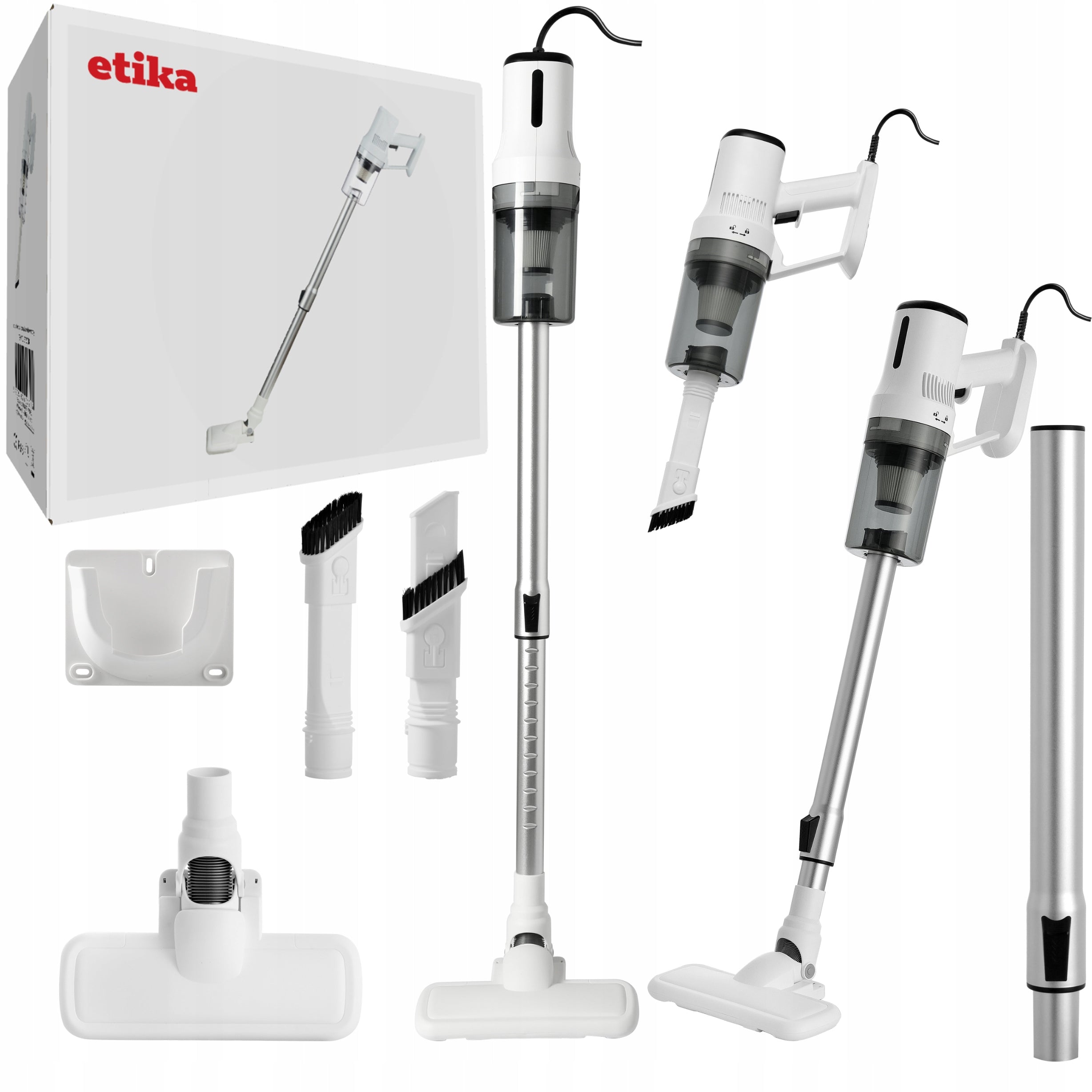 VERTICAL VACUUM CLEANER BAGLESS CORDED HANDHELD POWERFUL 2in1 600W HEPA H13