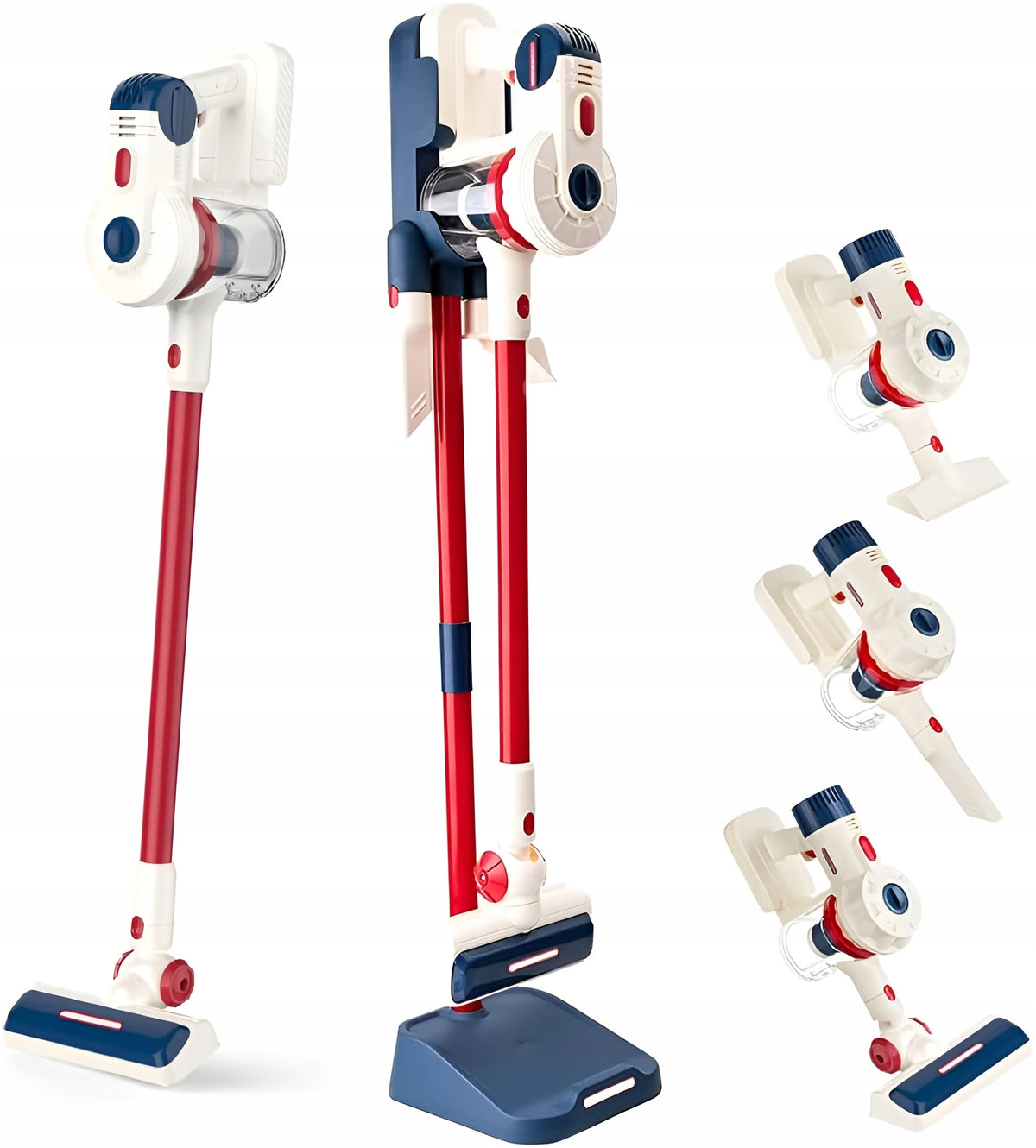 VERTICAL VACUUM CLEANER SUCTION FUNCTION SOUND PULLS 3in1 FOR KIDS 3in1 MANUAL