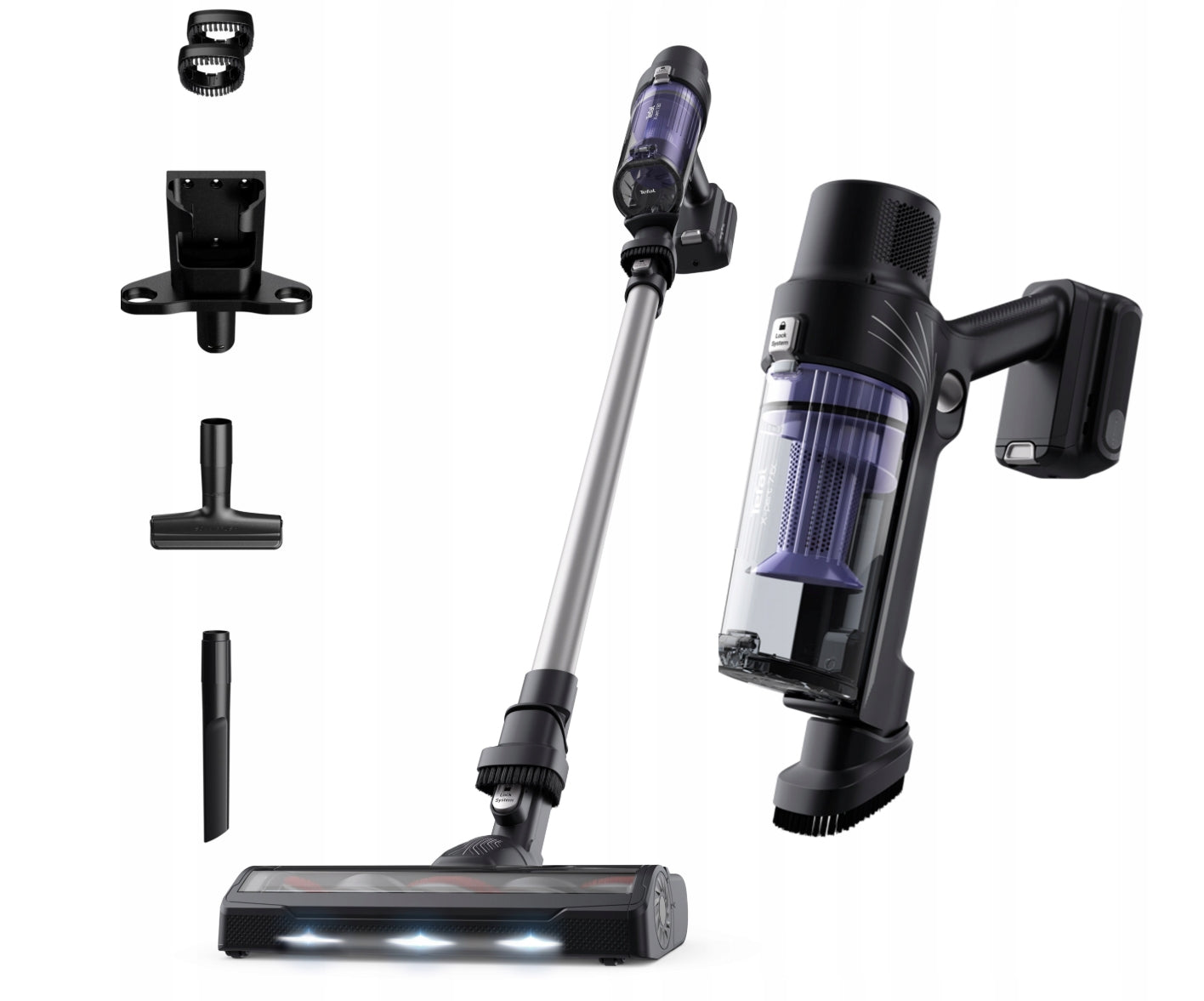 VERTICAL VACUUM CLEANER TEFAL X-PERT 7.60 TY6A35 lightweight powerful wireless