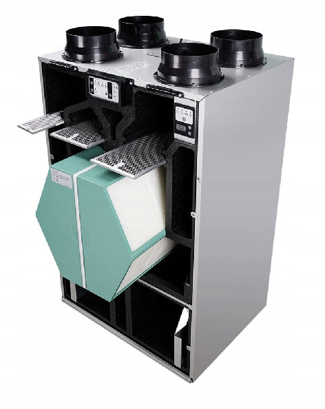 VERTICAL VENTILATION UNIT NOXA NXCFA-350TV1 350 m3/h with WiFi Range of energy efficiency classes A+ - G