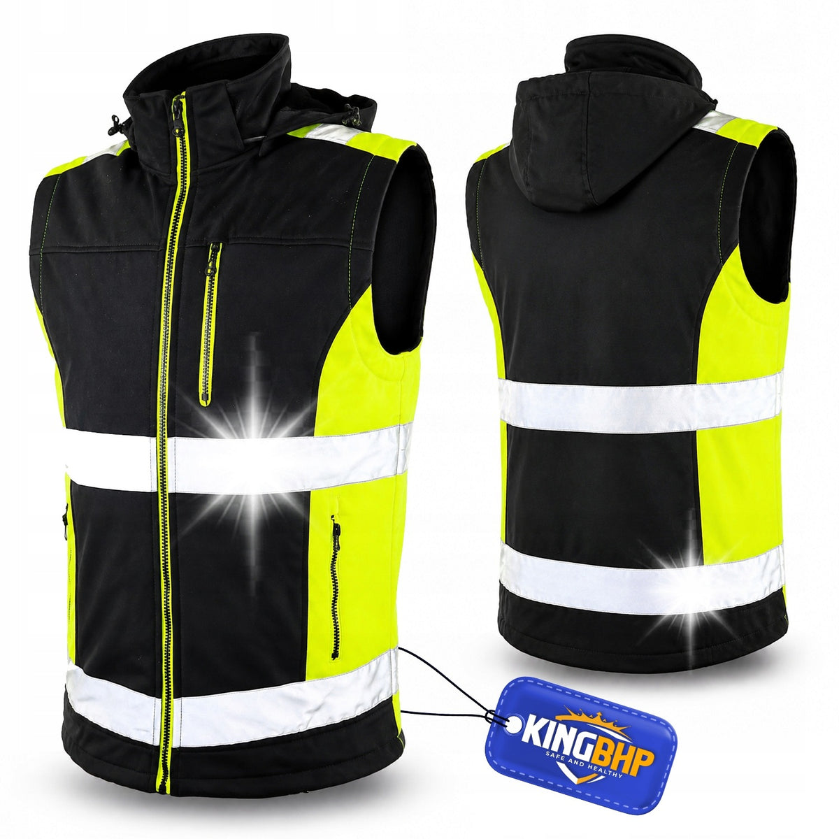 VEST INSULATED WORK Vest JACKET SOFTSHELL HI-VIS REFLECTORS OC
