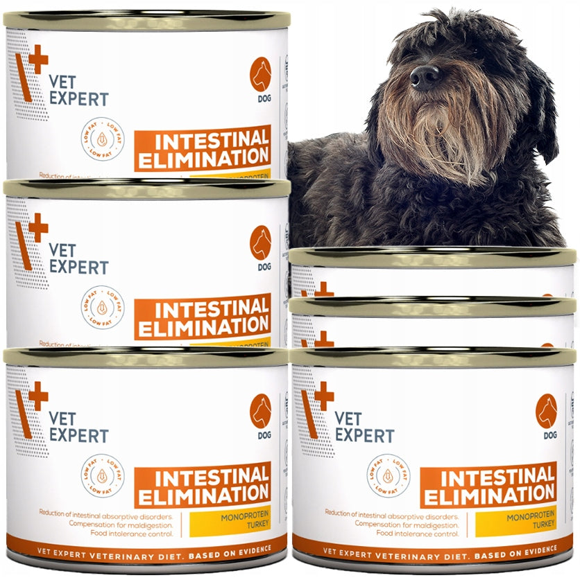 VET EXPERT INTESTINAL ELIMINATION LOW FAT 6x200g - dog digestion LIGHT