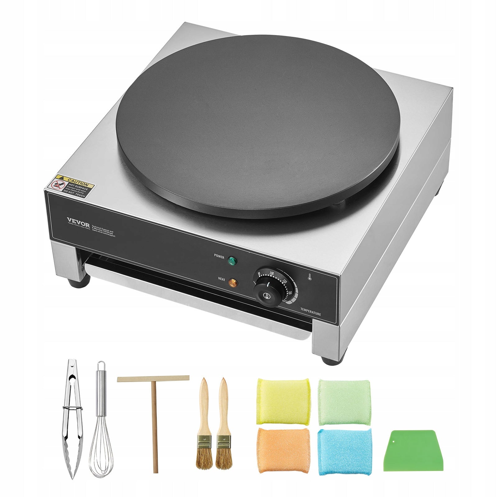 VEVOR 16-Inch Electric Crepe Maker Commercial Crepe Machine 1700W Non-stick Brand Vevor