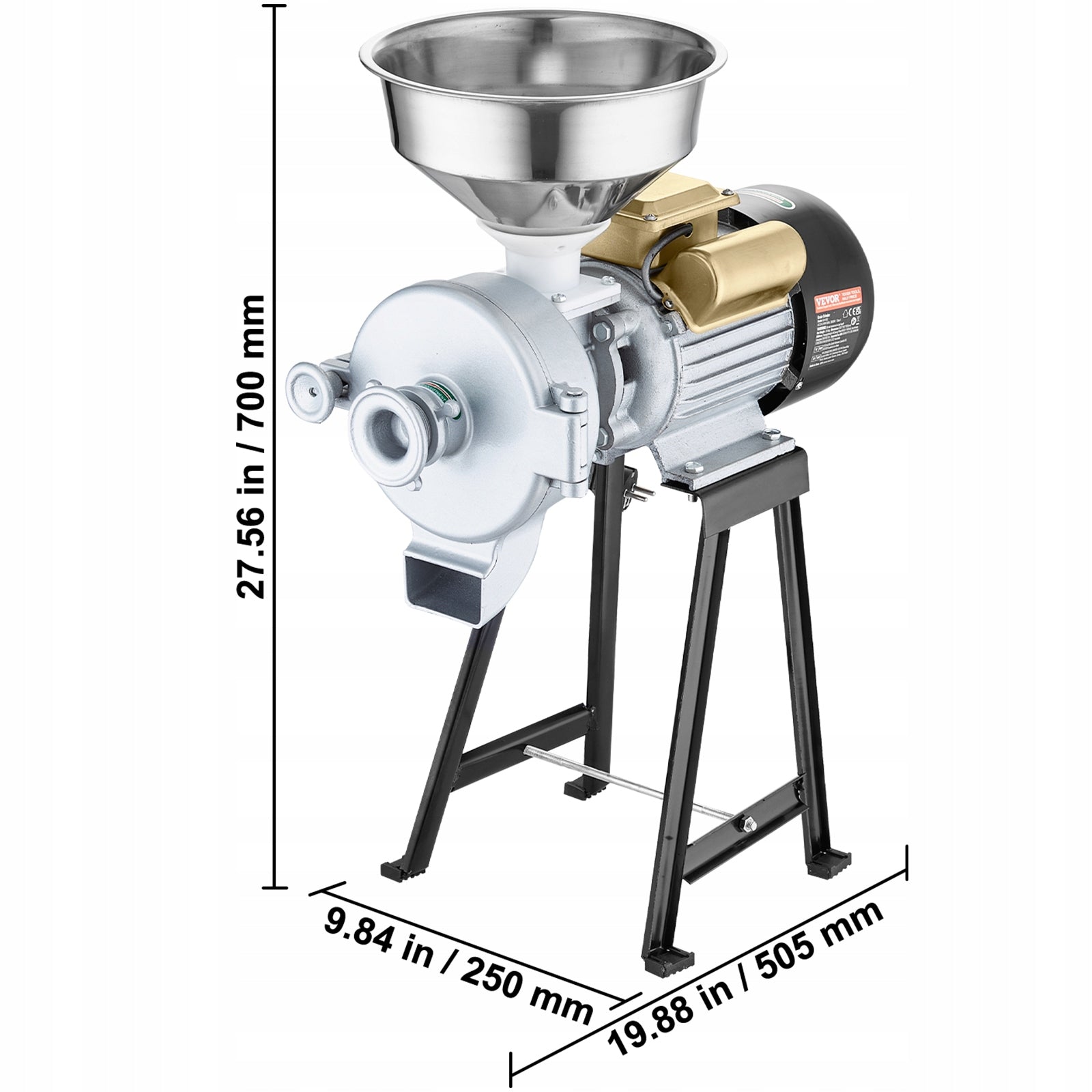 VEVOR 3000W Electric Grain Grinder Corn Wheat Flour Cereal Mill Wet & Dry EAN (GTIN) 840281571192