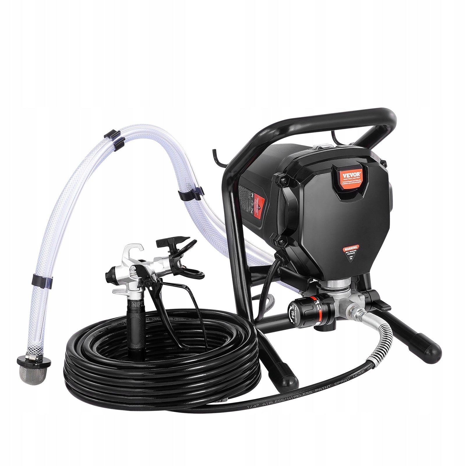 VEVOR Airless Spray Gun 750W 1,2L/MIN With 7,6M Hose Brand SucceBuy