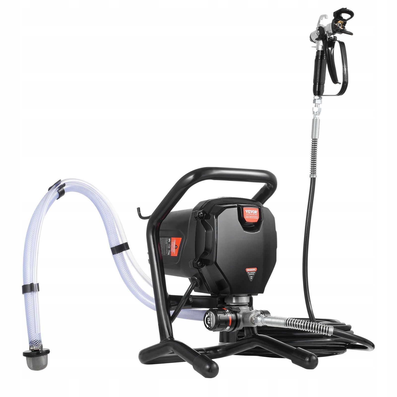VEVOR Airless Spray Gun 750W 1,2L/MIN With 7,6M Hose