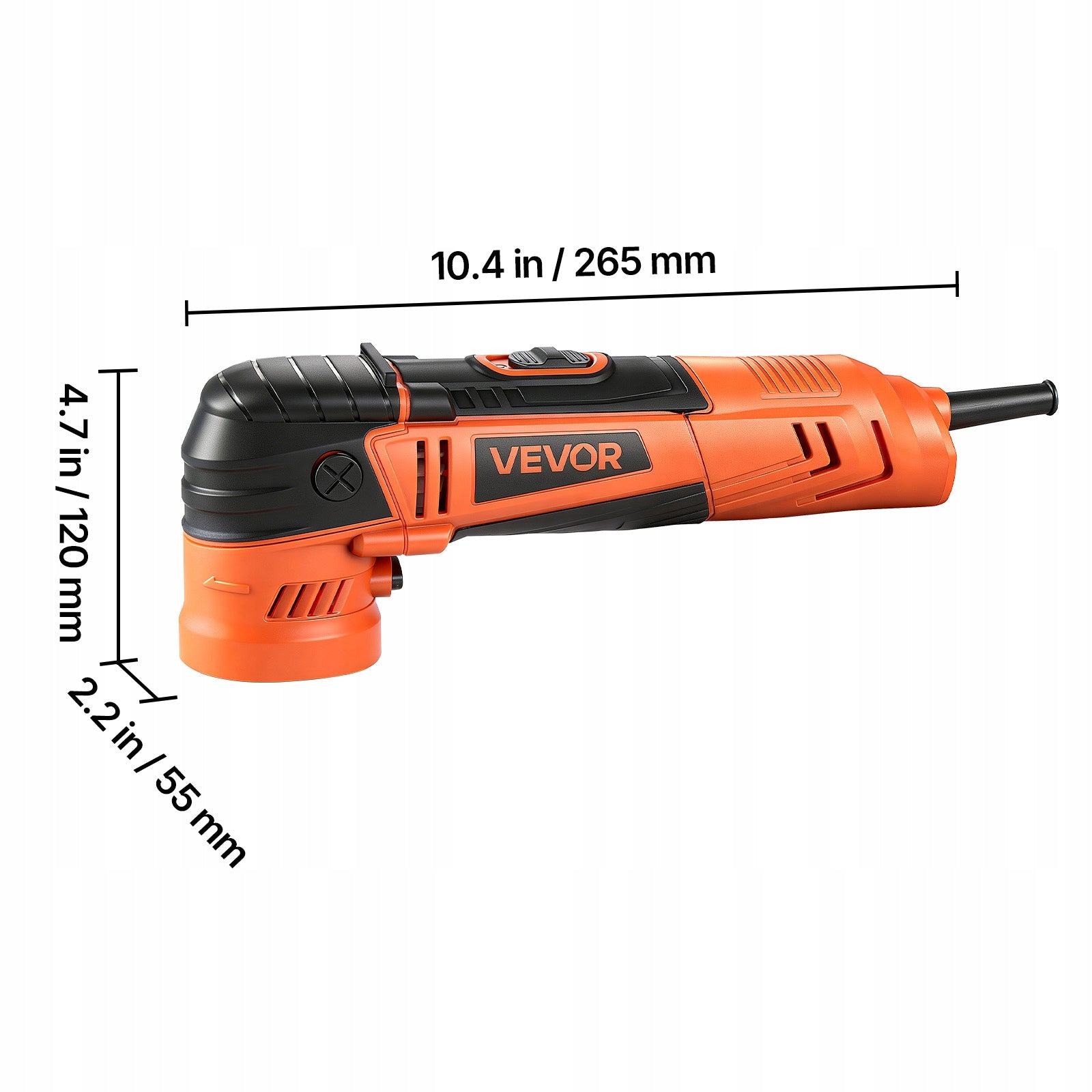 VEVOR Car Polisher 600W Rotary With 6 Speeds And Polishing Shield Manufacturer code QCPGJTXHCPG