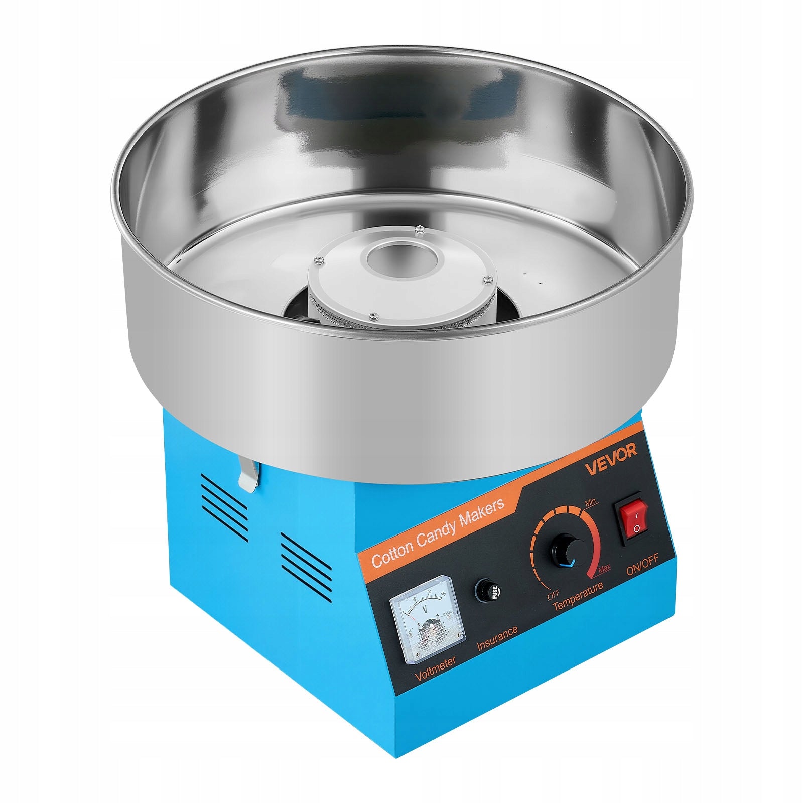 VEVOR Cotton Candy Machine 1000W With Built-in Thermostat Blue