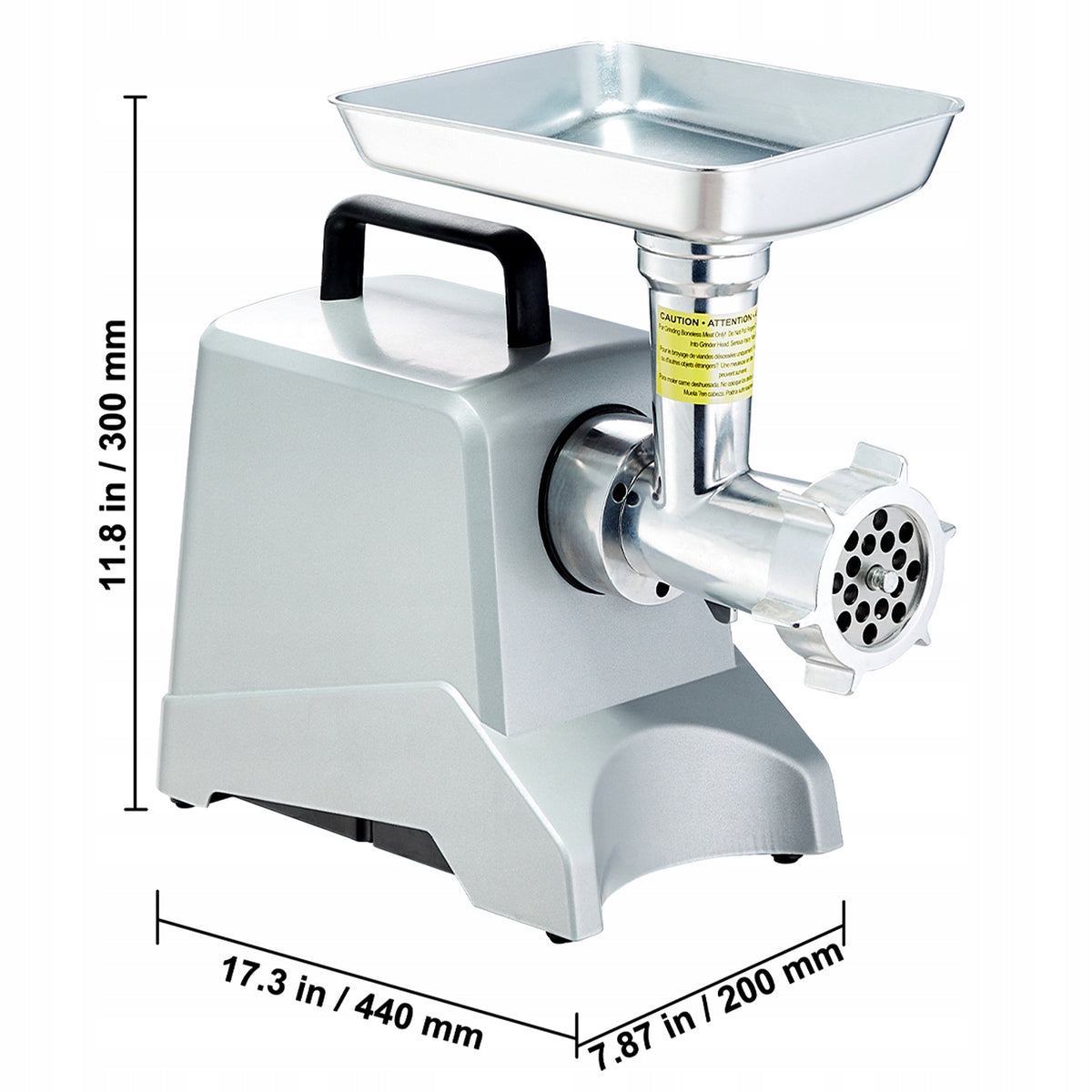 VEVOR Electric Meat Machine 2,27KG/MIN Max 800W Aluminium Brand Vevor