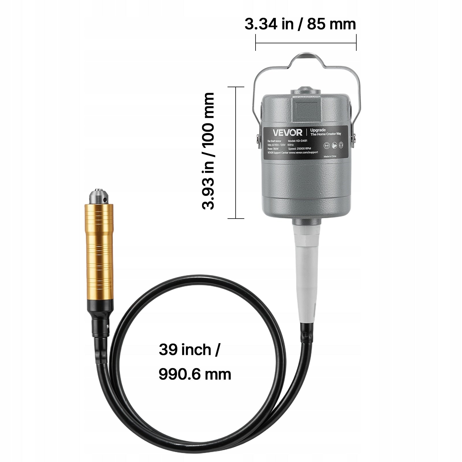 VEVOR Electric Rotary Tool 780W With Foot Pedal Control Manufacturer code DDDMJ780