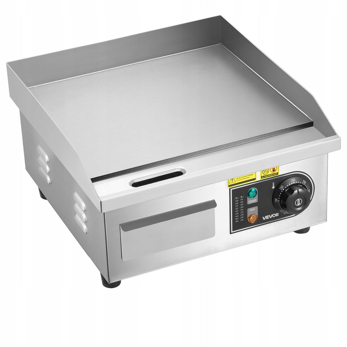 VEVOR Grill Plate 2000W 35,5x30CM Electric Easy Cleaning Large Brand Vevor