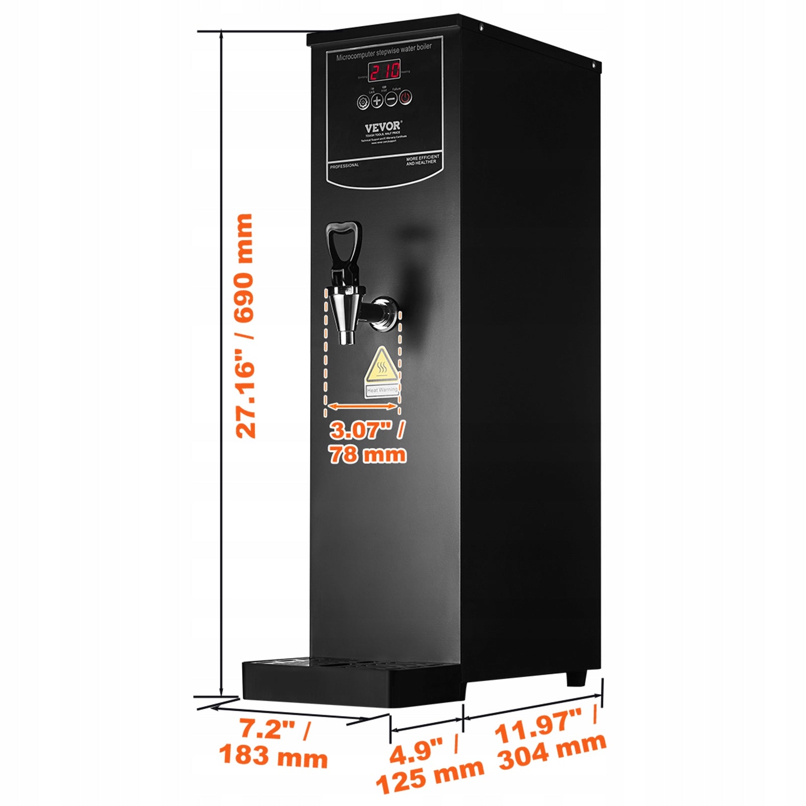 VEVOR Hot Water Dispenser 20L 50L/H 1500W Hot Water Dispenser Manufacturer code SYKSQCGK20L
