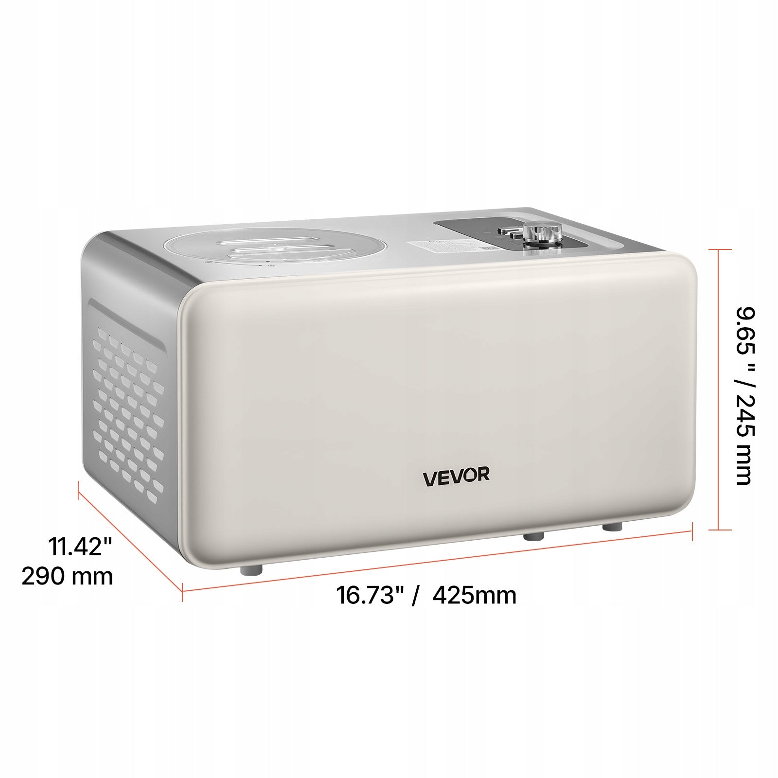 VEVOR Ice Cream Machine 2L 3IN1 Easy Cleaning With Built-in Compressor Manufacturer code JYYSJSBQLJ2