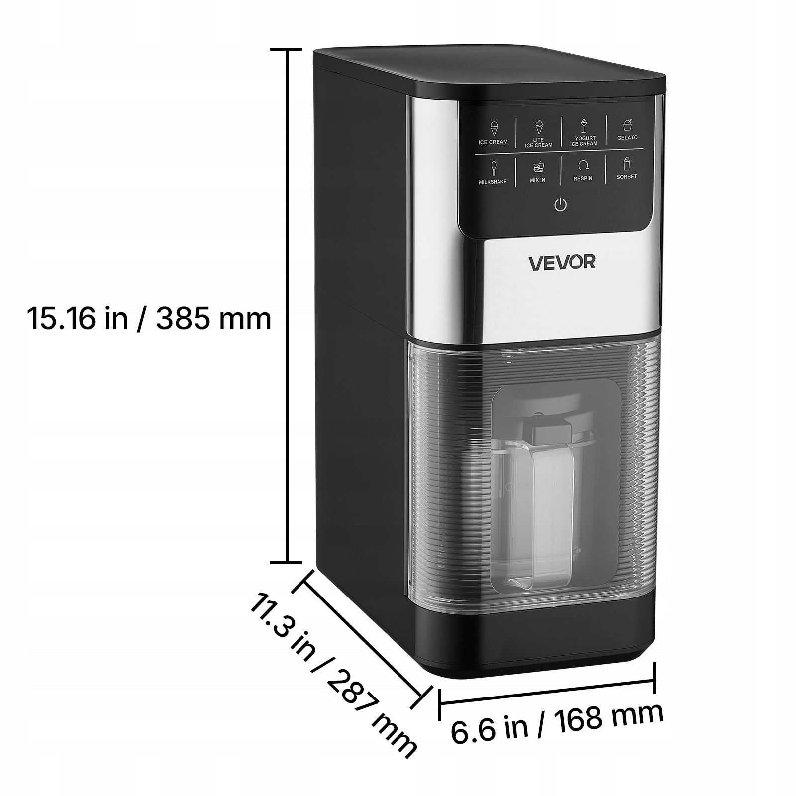 VEVOR Ice Cream Machine Multifunctional 7in1 Double Servings Easy Cleaning Manufacturer code JYLDSBQLJ05Q