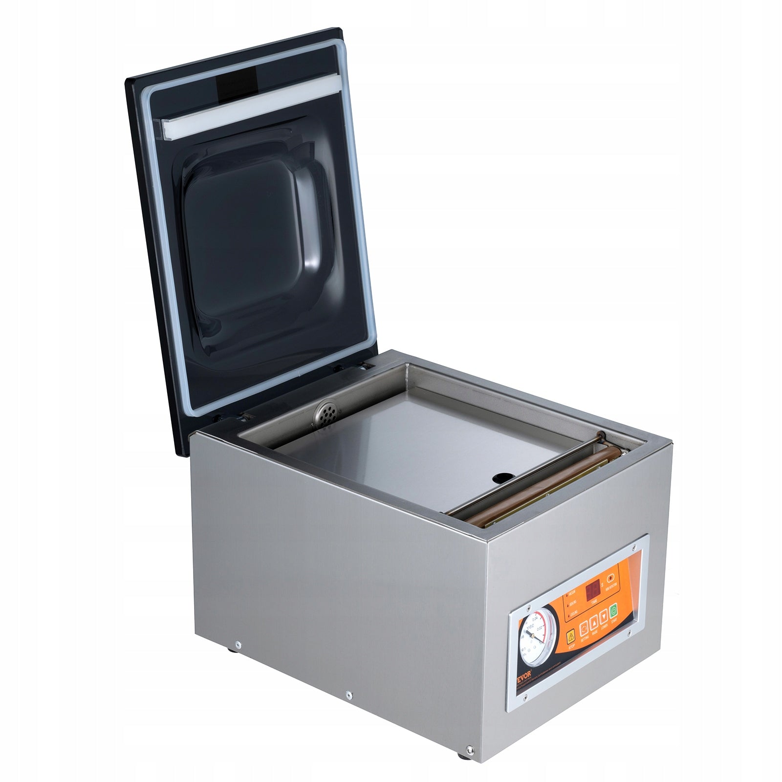 VEVOR Komorowa Zgrzewarka Próżniowa 21,3KG 405x316x320MM Stal Nierdzewna Maximum seal width 26 cm