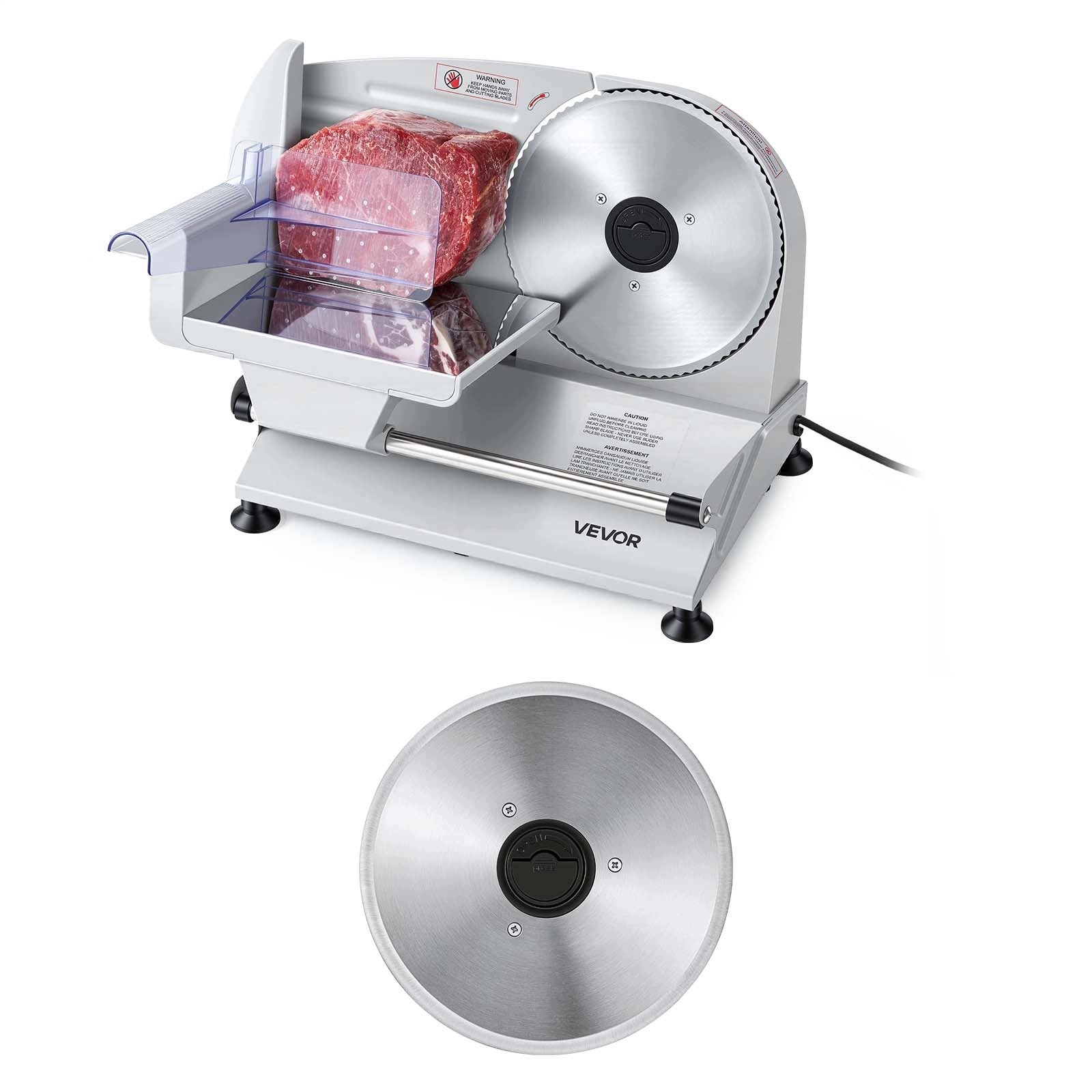 VEVOR Meat Slicer 200W Cutting Thickness 0 – 15MM Efficient Slicing Brand Vevor