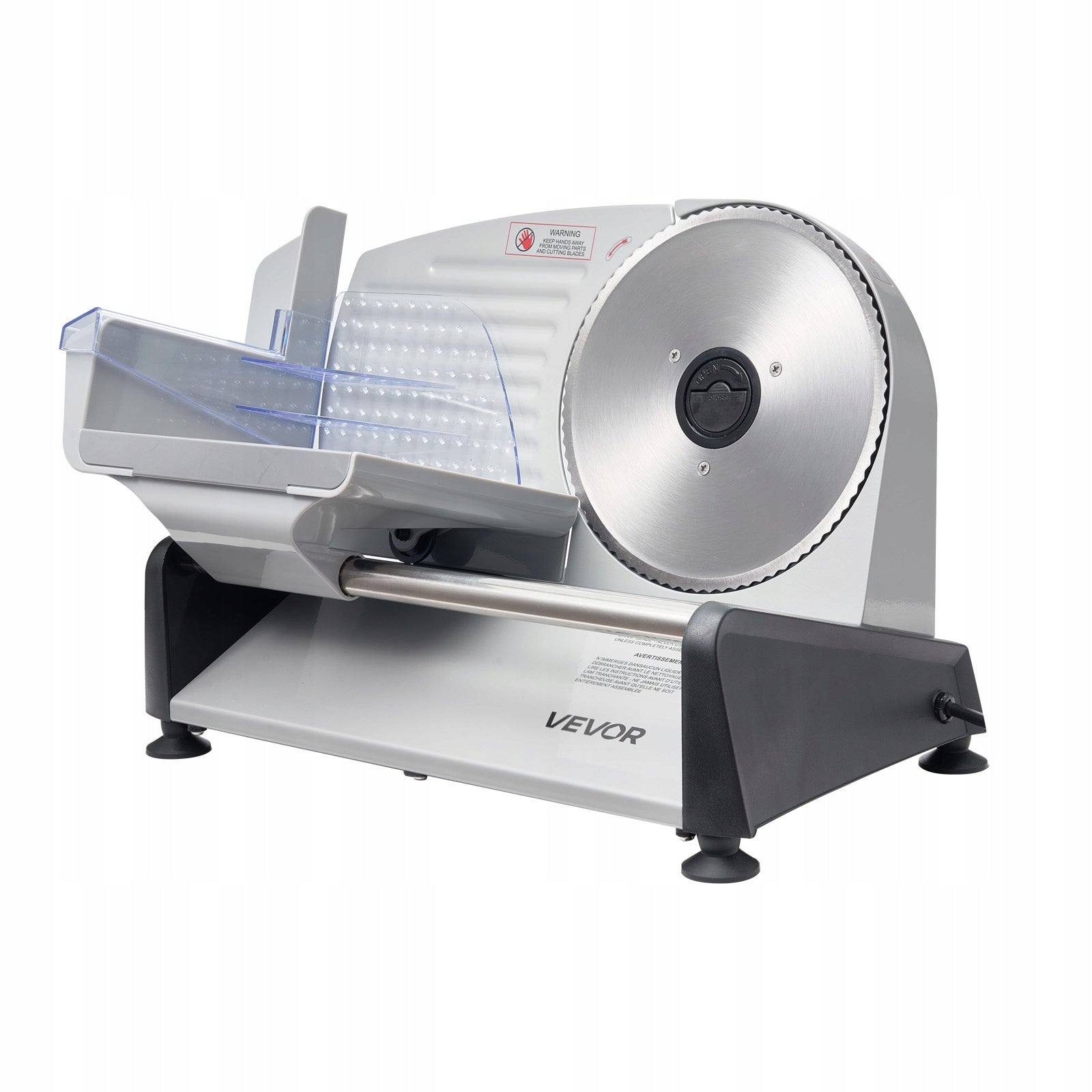 VEVOR Semi-Automatic Meat Slicer 200W With 19CM Blade 0-15MM Brand Vevor