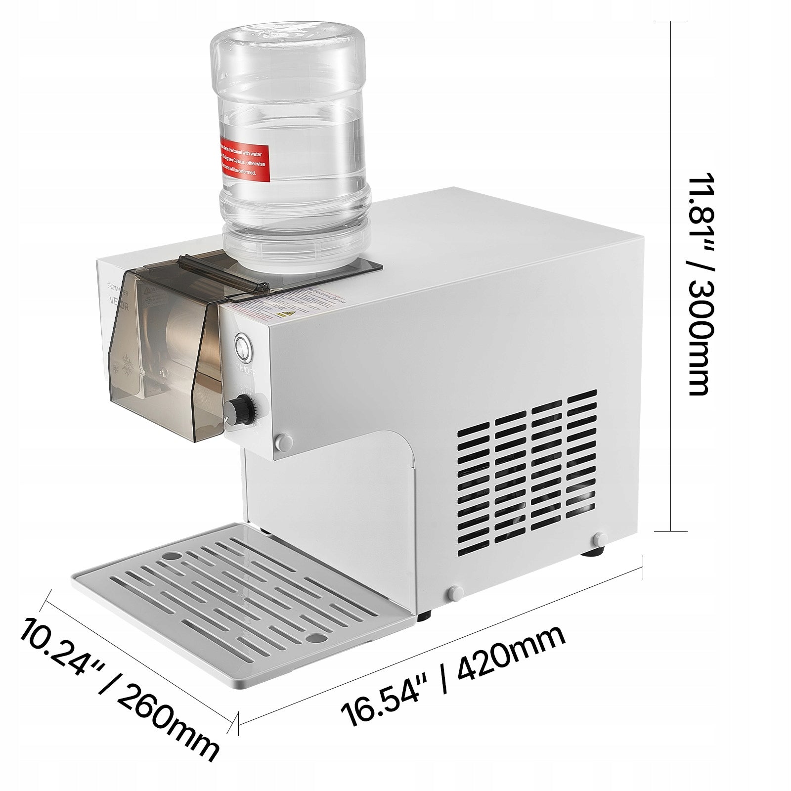 VEVOR Slush Machine 60KG/Day Easy to Clean With Adjustable Speed EAN (GTIN) 197988904977