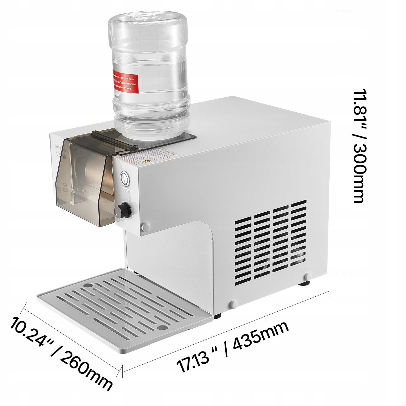 VEVOR Slush Machine 80KG/Day Easy to Clean With Adjustable Speed EAN (GTIN) 197988905707