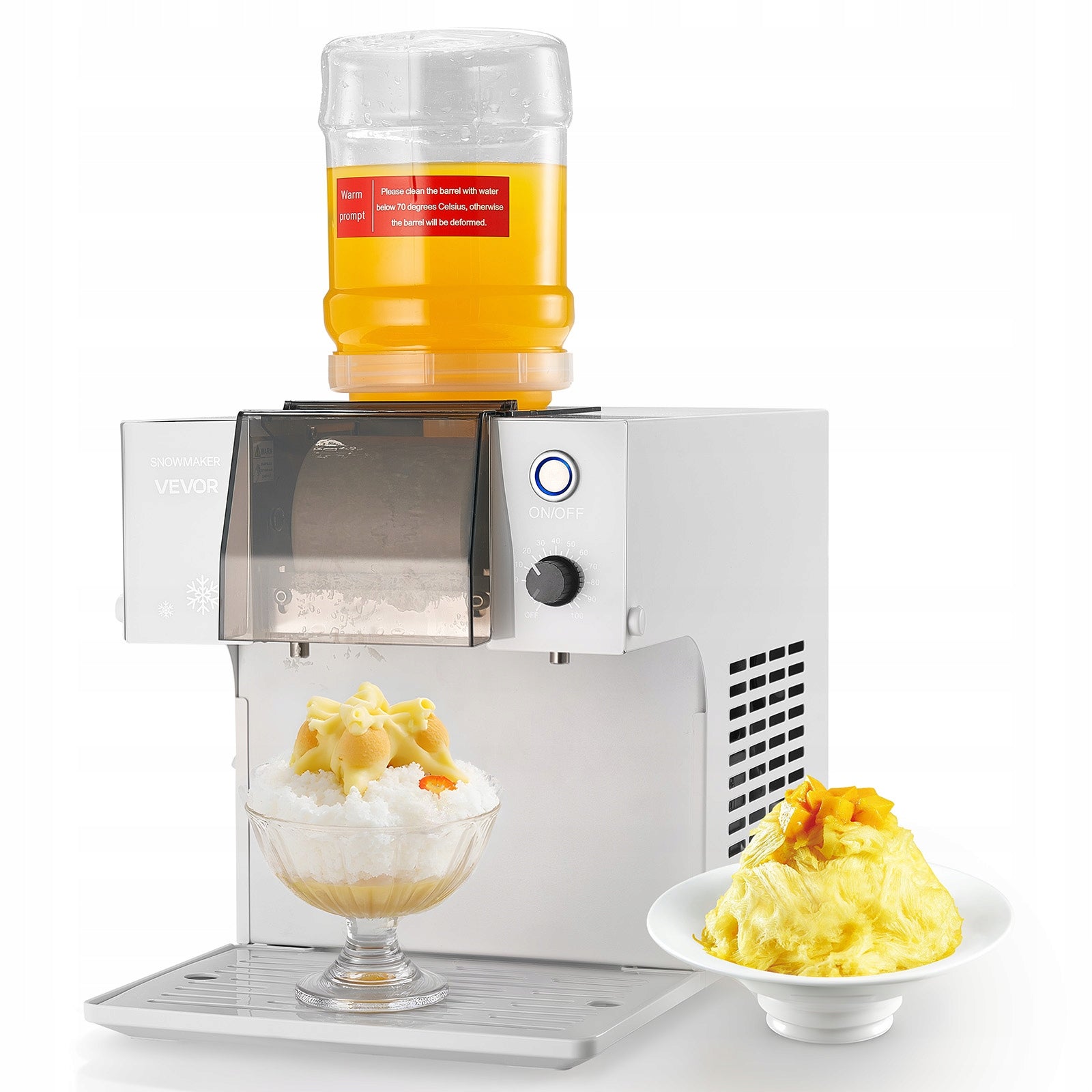 VEVOR Slush Machine 80KG/Day Easy to Clean With Adjustable Speed Manufacturer code JYNBJFL80