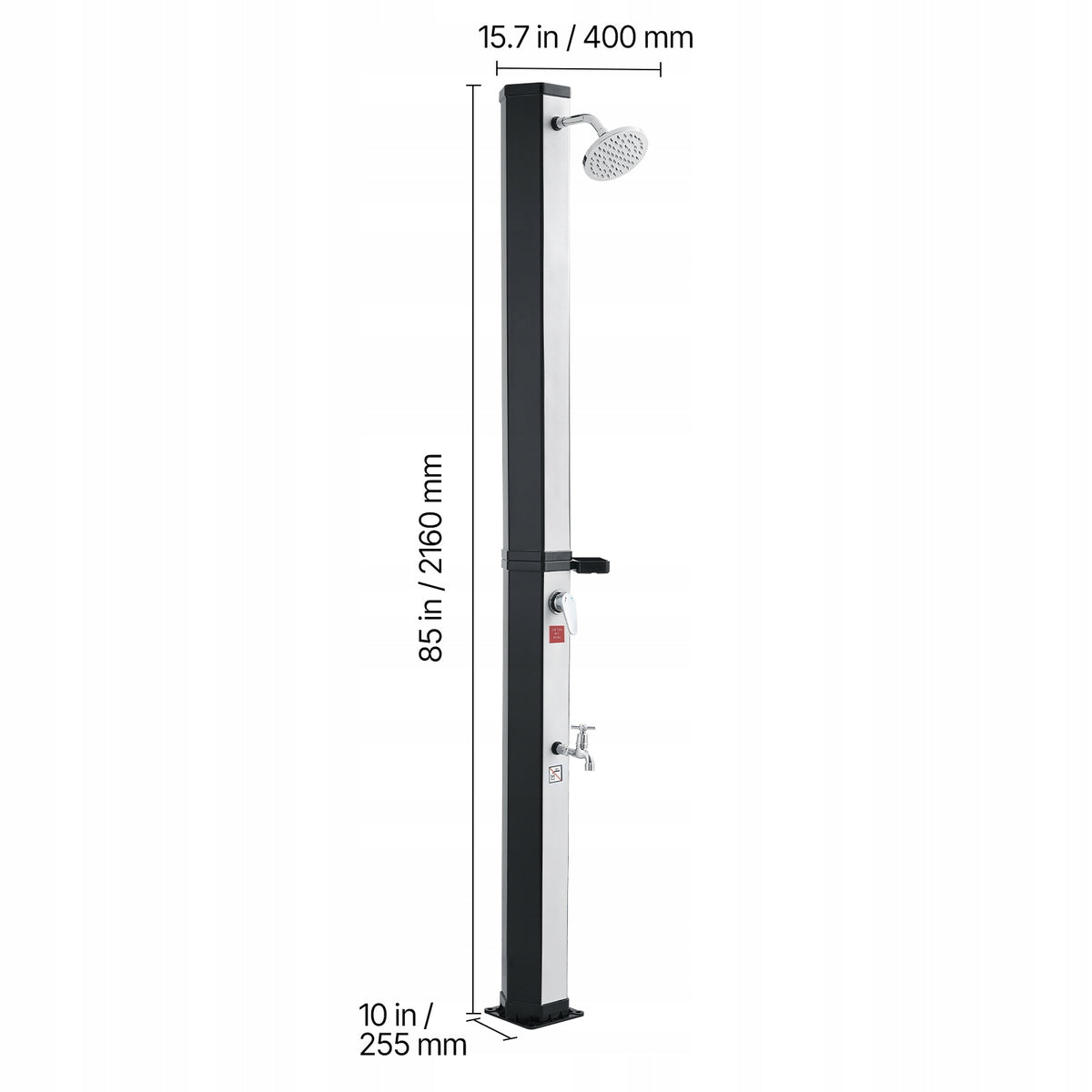 VEVOR Solar Shower 35L 2,16M Adjustable Hot And Cold Water Outdoor Manufacturer code TYNLYQHSYSPV49TLO00