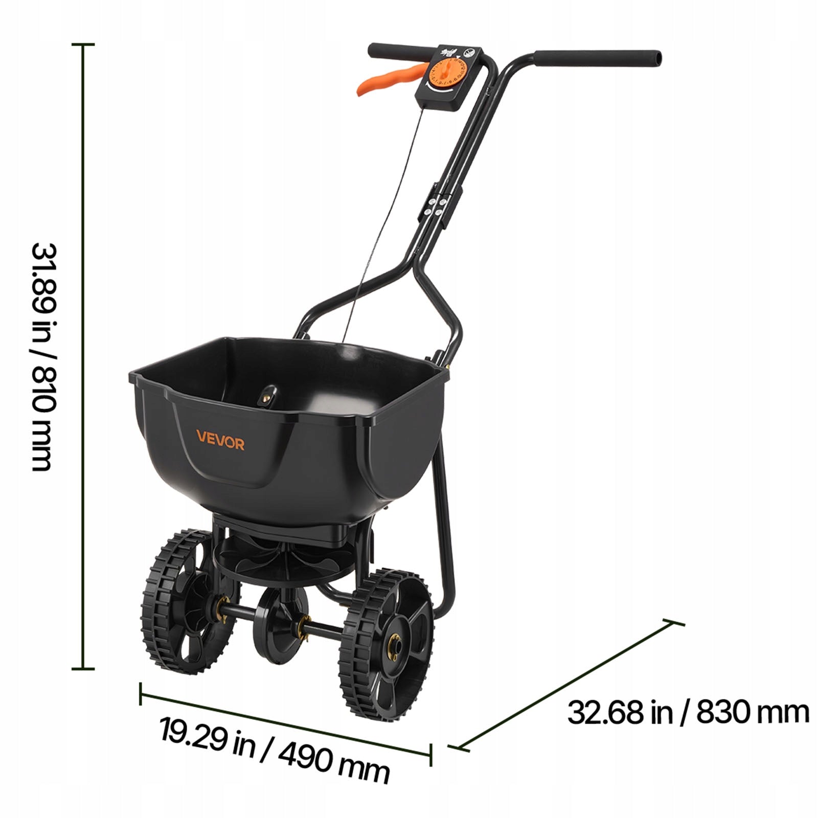 VEVOR Spreader 6,8KG With Adjustable Spread Speed Brand Vevor