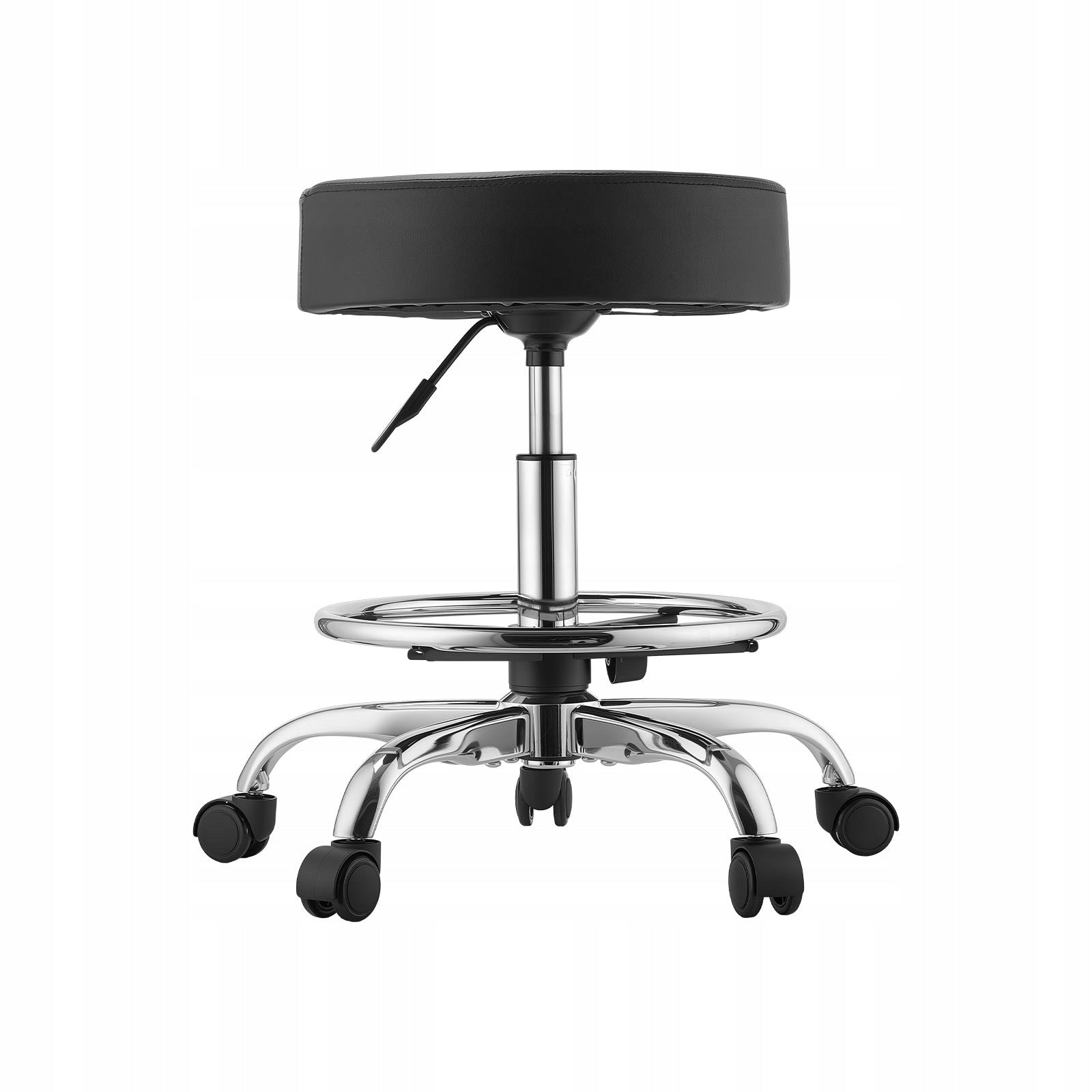 VEVOR Stool On Wheels Swivel Height Adjustable Easy Cleaning Brand Vevor