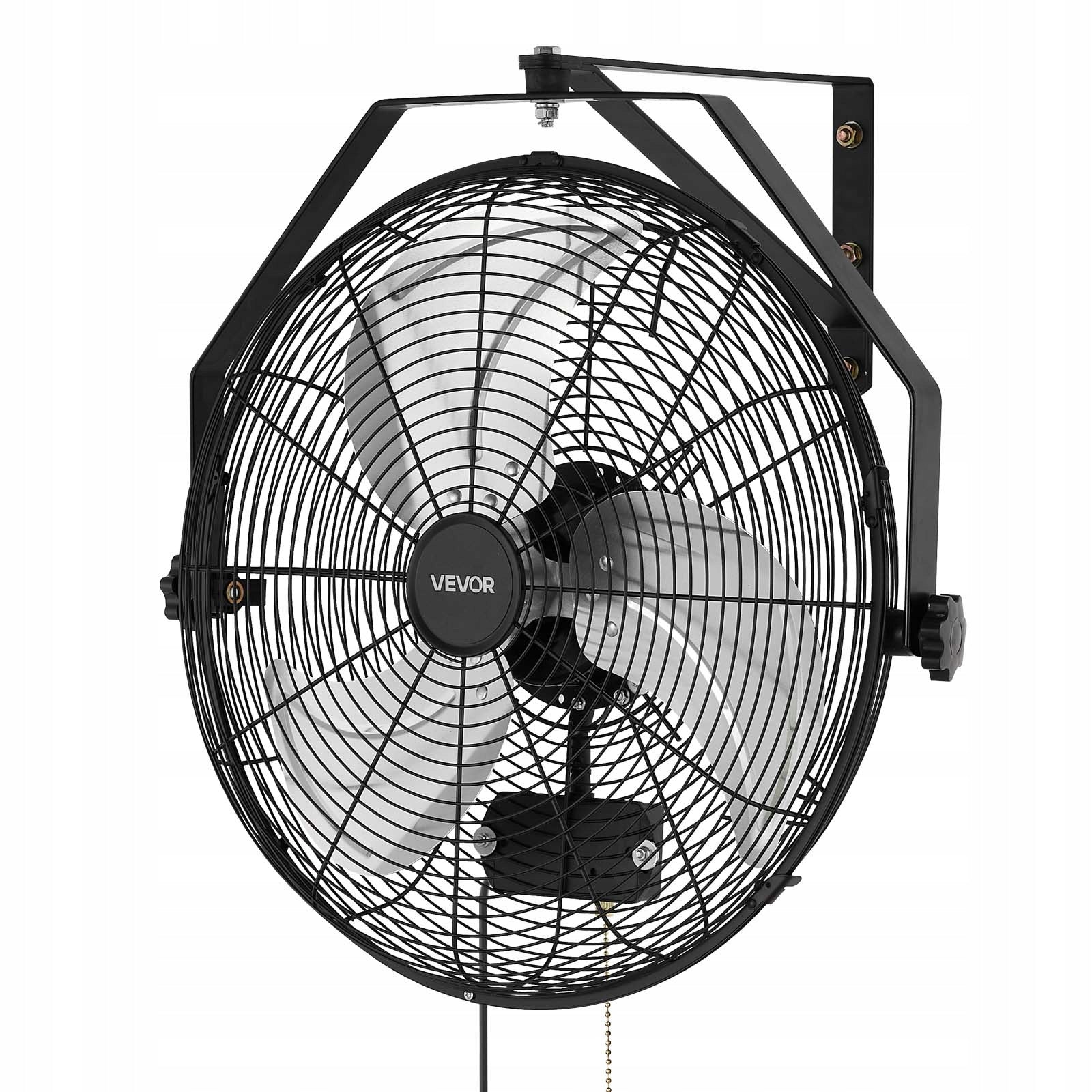 VEVOR Wall Fan 80W 56,5CM Waterproof IP44 With 3 Speeds