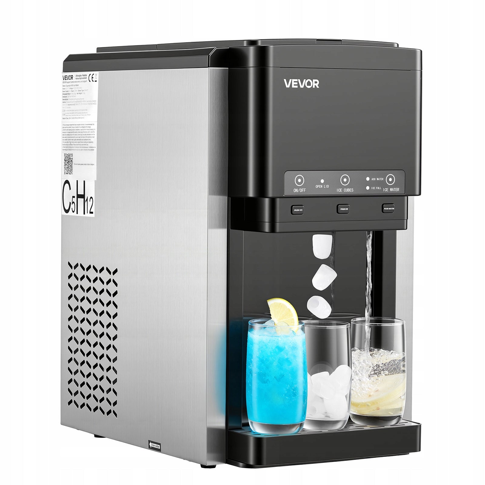 VEVOR Water Distributor 3in1 Self-Cleaning With Ice Maker 16KG/Day Brand no brand