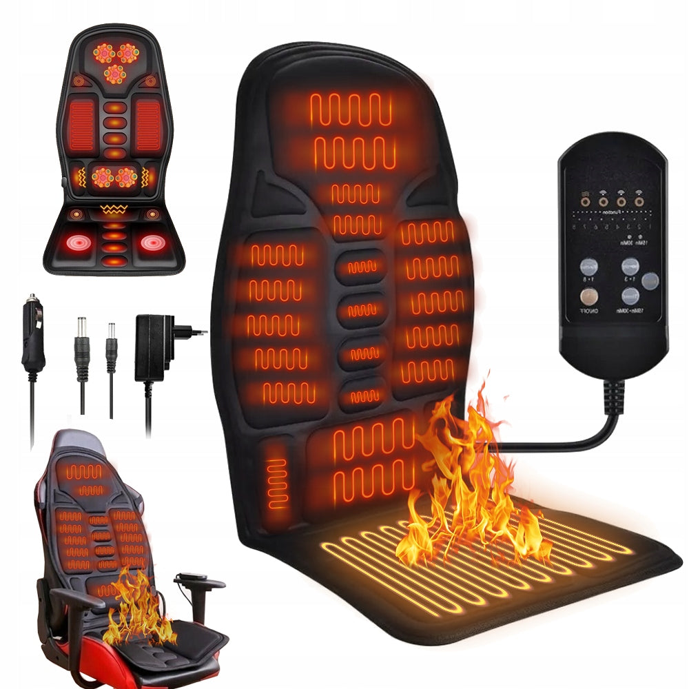 VIBRATION MASSAGE MAT FOR MASSAGE 8 MASSAGE FUNCTIONS 3 INTENSITY LEVELS