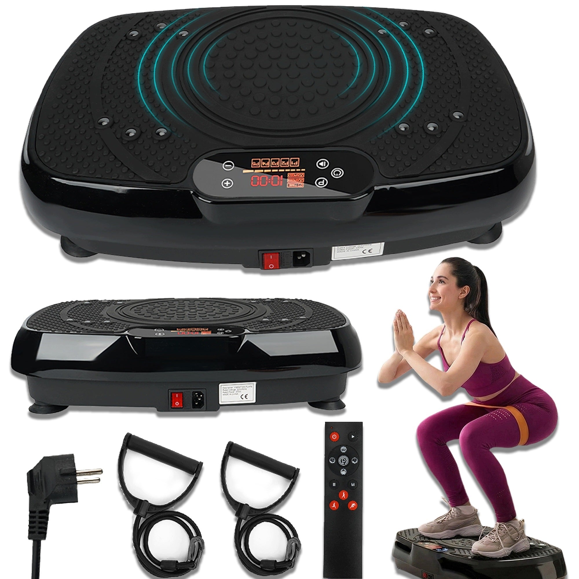 VIBRATION PLATFORM AND TISSUE BURNING 120 SPEED LEVELS 5 MODES 200W