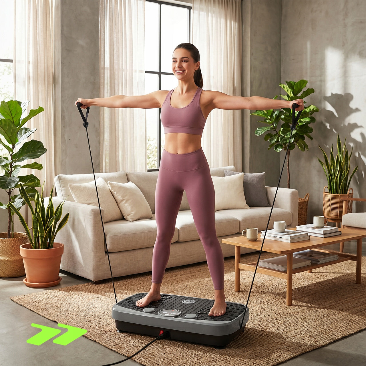 VIBRATION PLATFORM FOR EXERCISE BODY TRAINING BLUETOOTH SPEAKER REMOTE CONTROL 150kg Medical device no