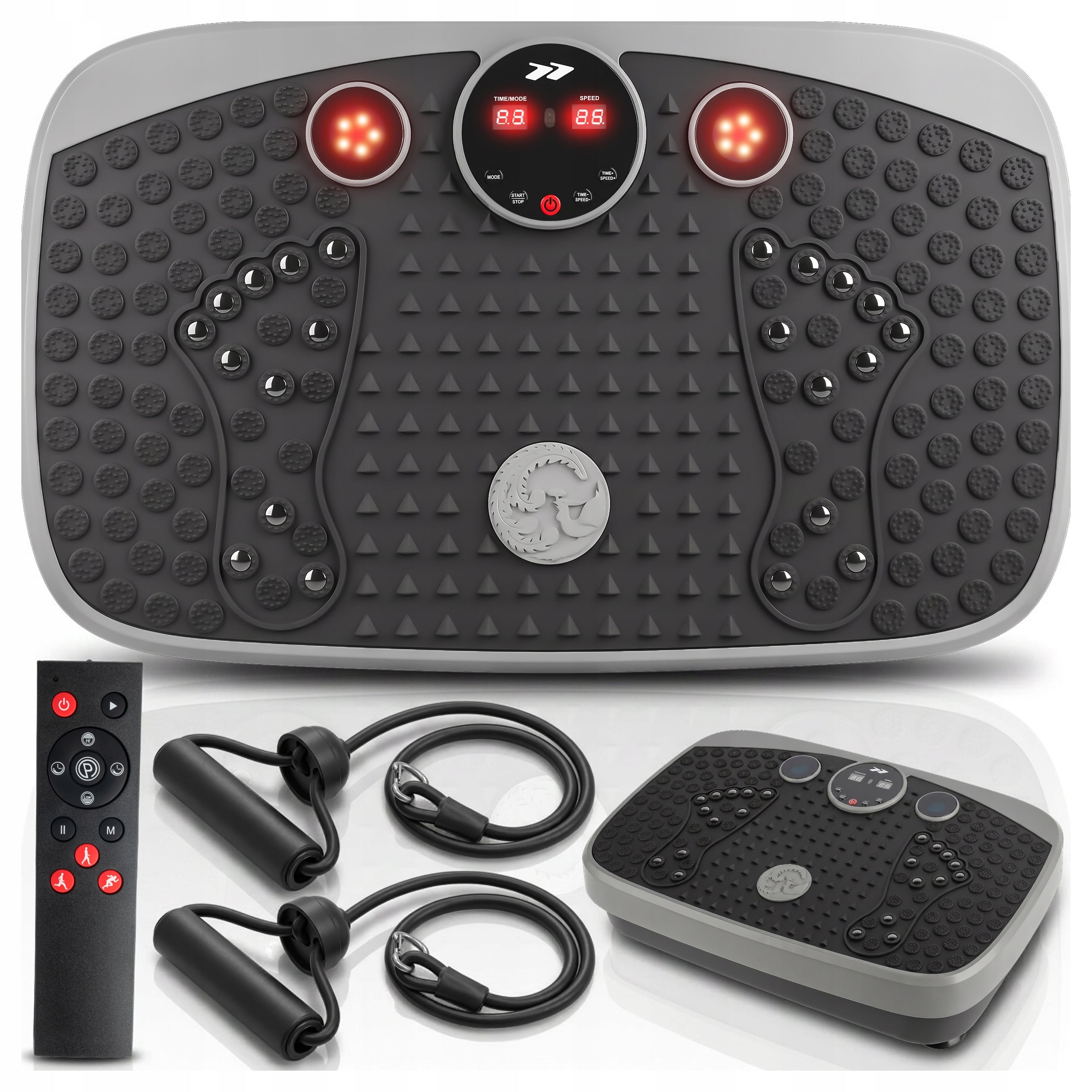 VIBRATION PLATFORM FOR EXERCISE BODY TRAINING BLUETOOTH SPEAKER REMOTE CONTROL 150kg