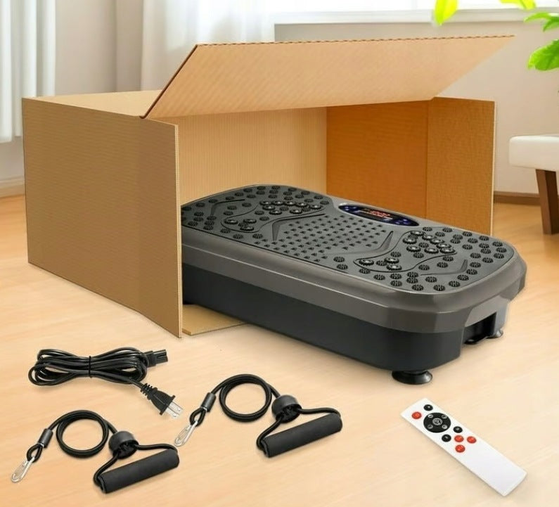 VIBRATION PLATFORM FOR MASSAGE EXERCISES 99 LEVELS LED REMOTE CONTROL 120 KG Manufacturer code TQ-0103