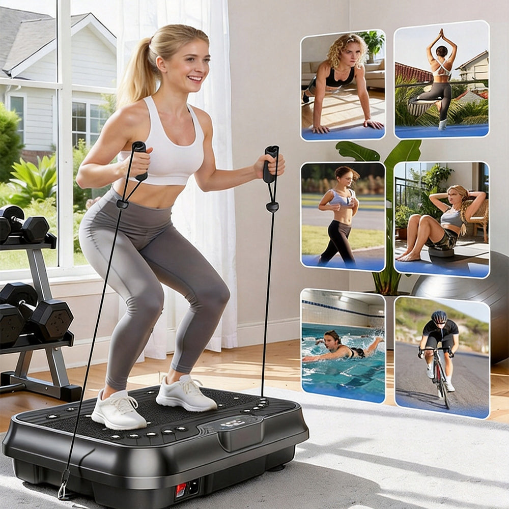 VIBRATION PLATFORM, FULL BODY WORKOUT, FITNESS VIBRATION BOARD FOR HOME Packaging status original