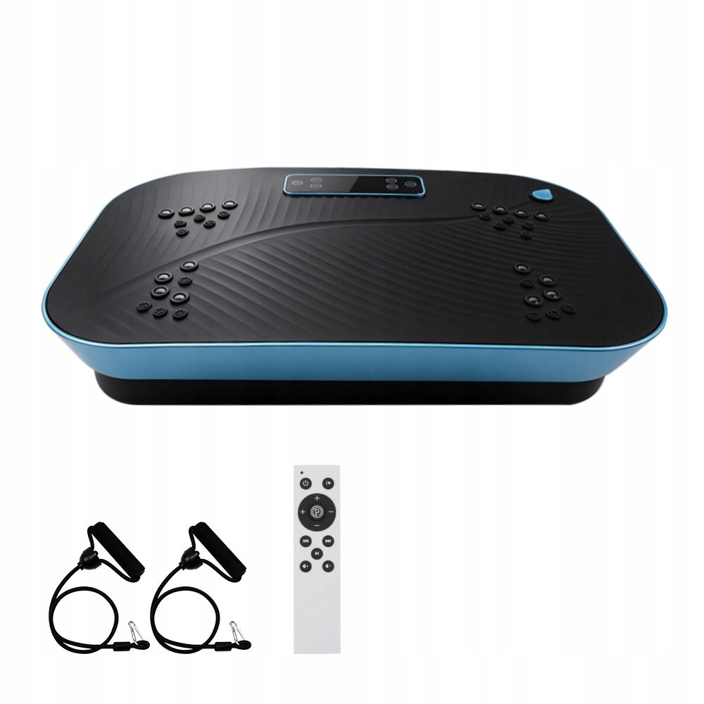 VIBRATION PLATFORM MASSAGER FULL BODY WORKOUT EFFORTLESSLY BLUE