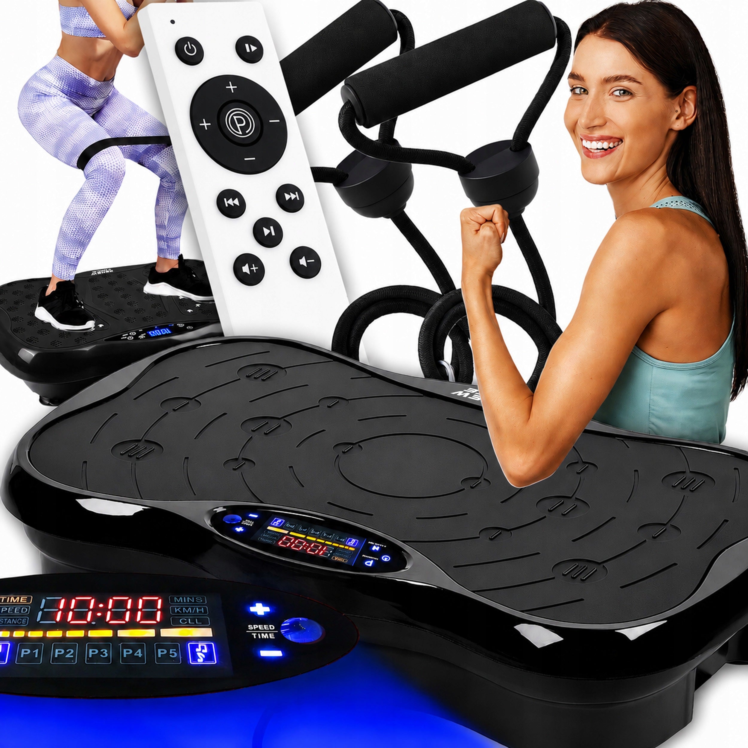 VIBRATION PLATFORM Slimming Massager Vibrating BLUETOOTH Speakers XL