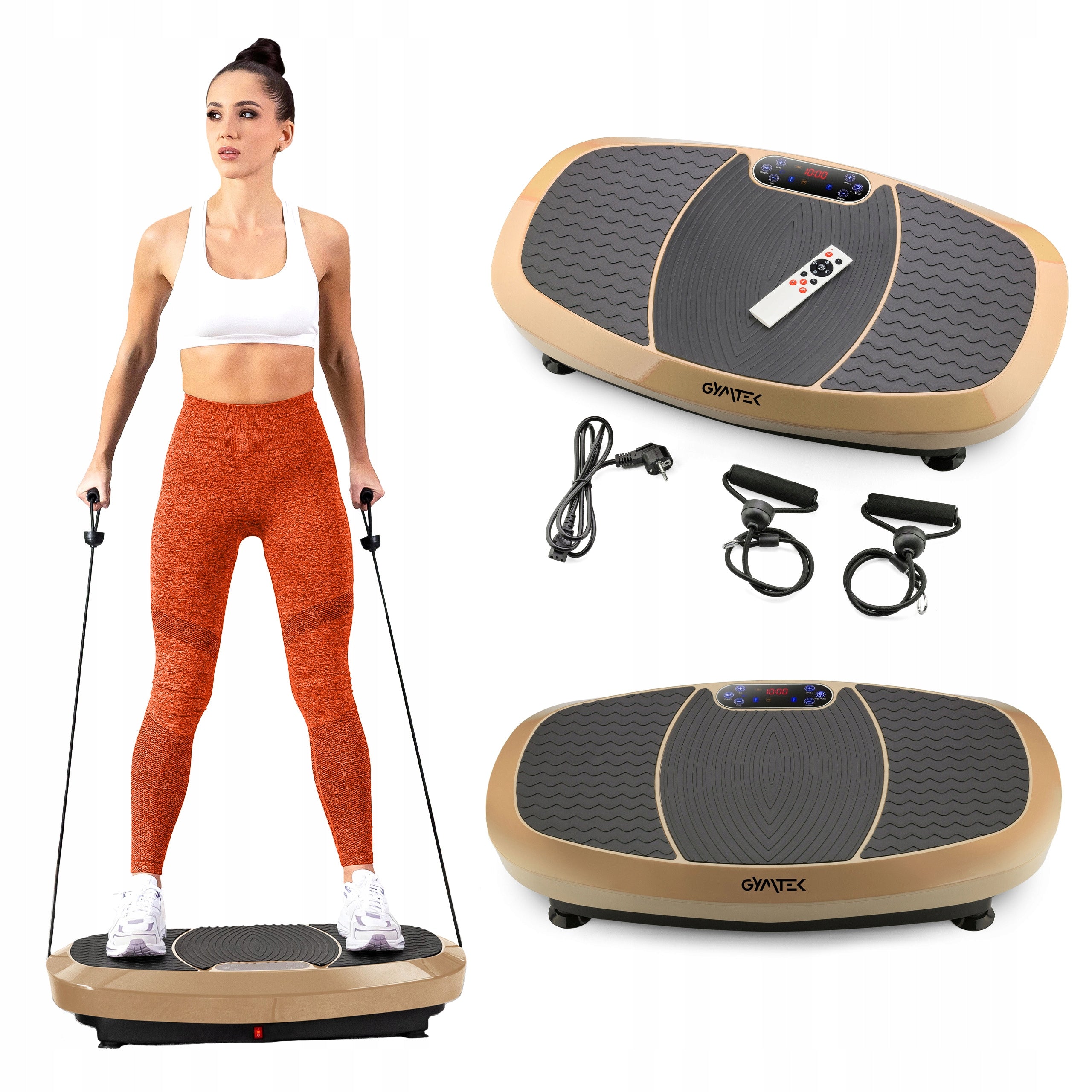 VIBRATION PLATFORM VIBRATING 3D BODY MASSAGER WITH LINKS XP750_3D GYMTEK