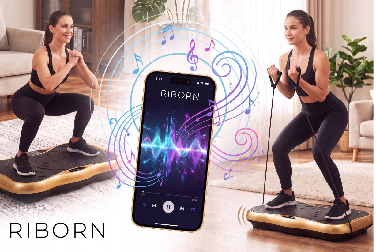 VIBRATION PLATFORM VIBRATING RIBORN FULL BODY WORKOUT MASSAGER + EBOOK Medical device no